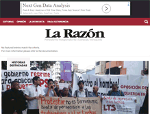 Tablet Screenshot of larazon.net