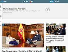 Tablet Screenshot of larazon.es